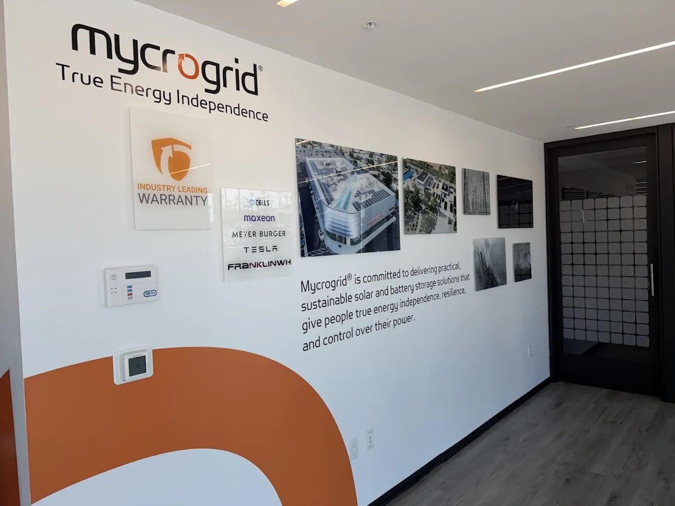 Interior view of the Mycrogrid® Palm Desert office